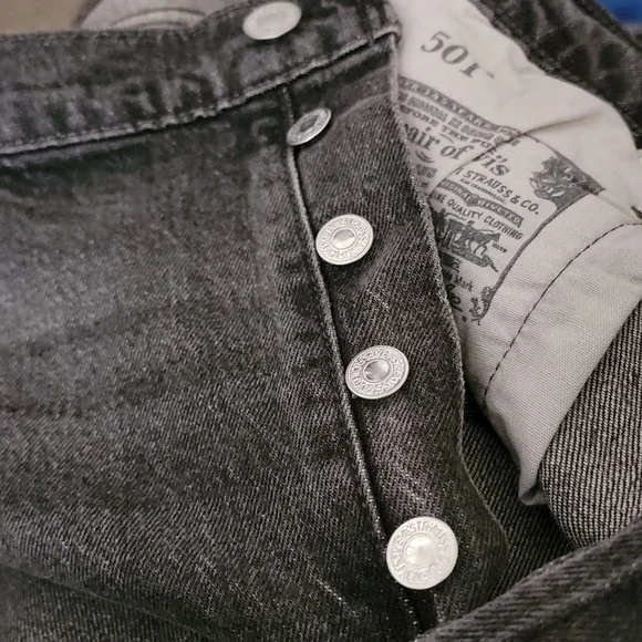 Levi's Premium High Rise Denim Shorts Size 24